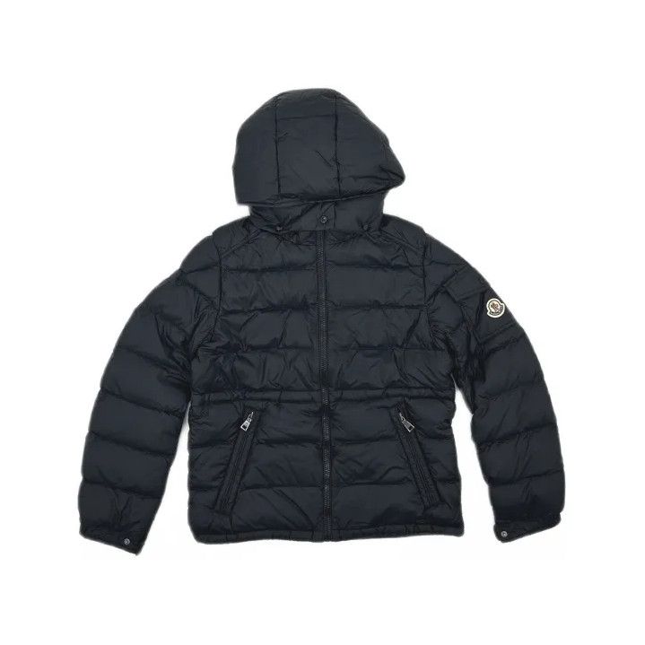 Moncler Moncler Kids Solid Hooded Zip Embroidered Jacket Size US XXS / EU 40 - 2 Thumbnail