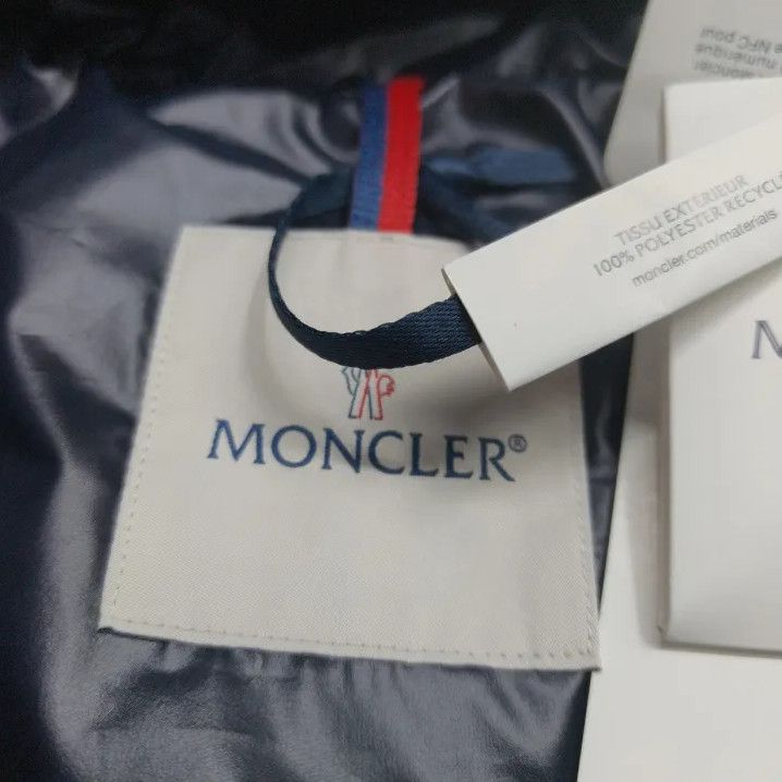 Moncler Moncler Kids Striped Logo Zip Long-Sleeve Down Jacket Size US S / EU 44-46 / 1 - 4 Thumbnail