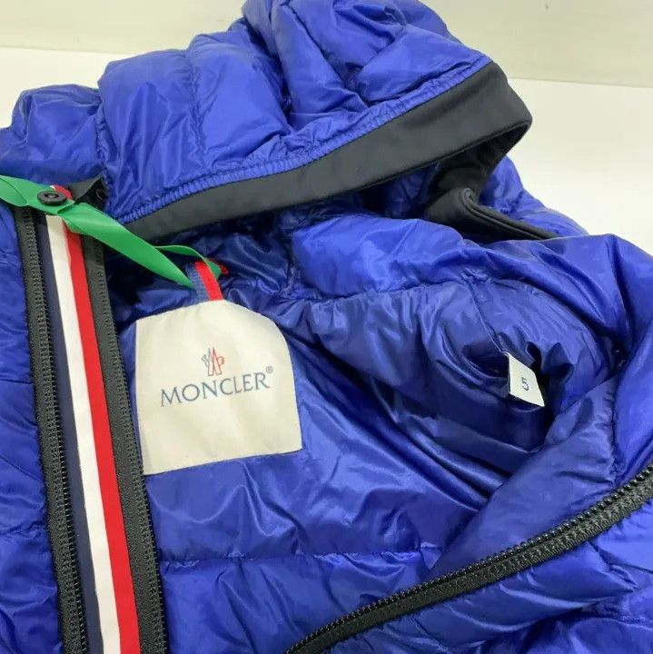 Moncler Moncler Solid Blue Warm Puffer Jacket Size US XXL / EU 58 / 5 - 4 Thumbnail