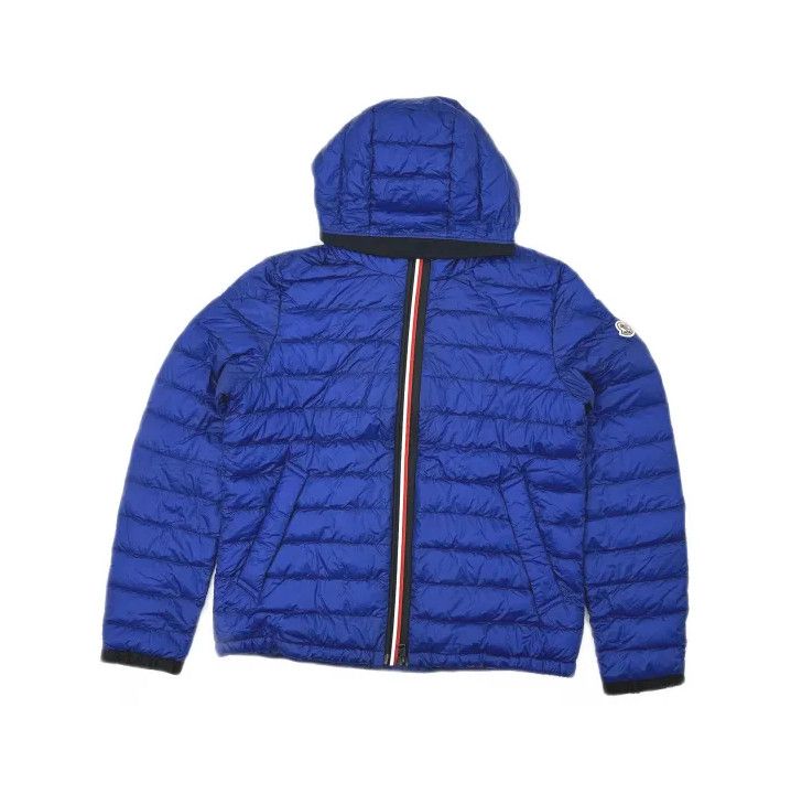 Moncler Moncler Solid Blue Warm Puffer Jacket Size US XXL / EU 58 / 5 - 2 Thumbnail