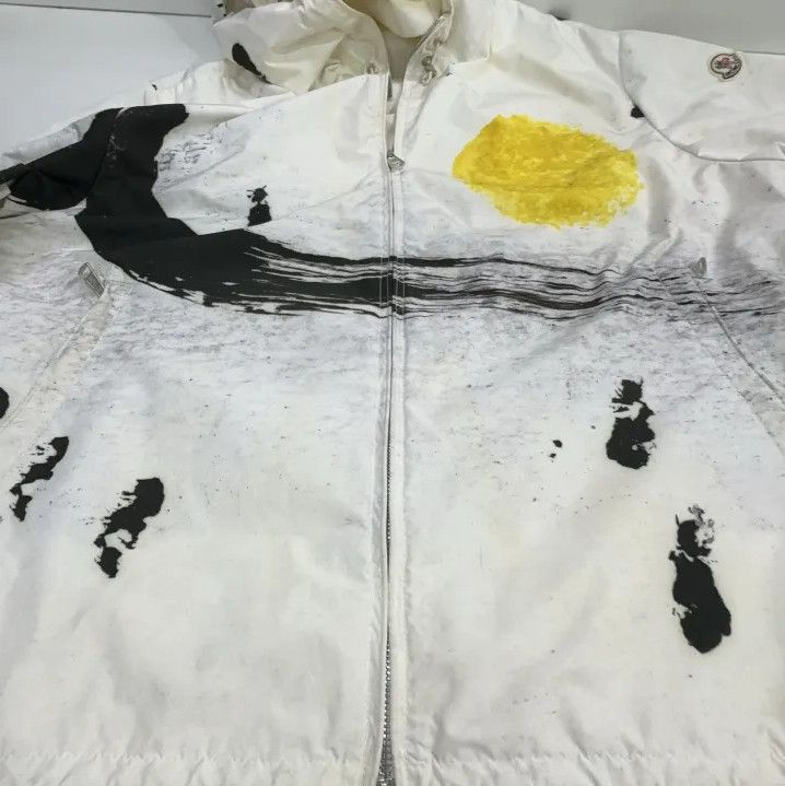Moncler Moncler Ink Graffiti Logo Hooded Jacket Size US L / EU 52-54 / 3 - 10 Thumbnail