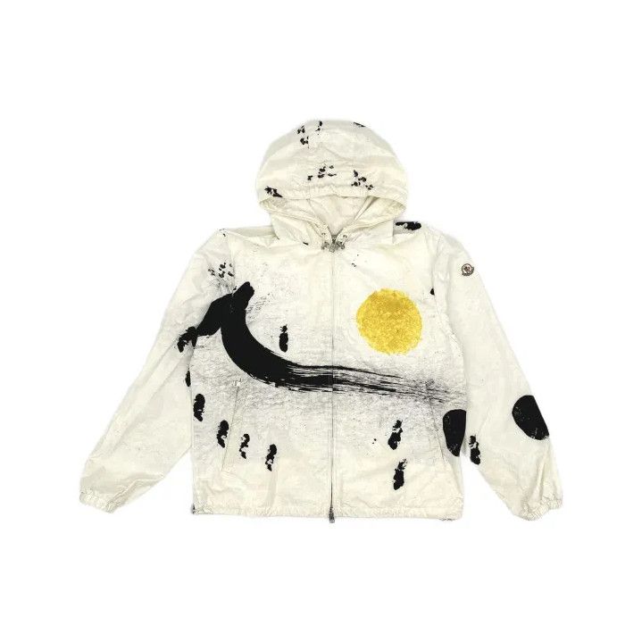 Moncler Moncler Ink Graffiti Logo Hooded Jacket Size US L / EU 52-54 / 3 - 2 Thumbnail
