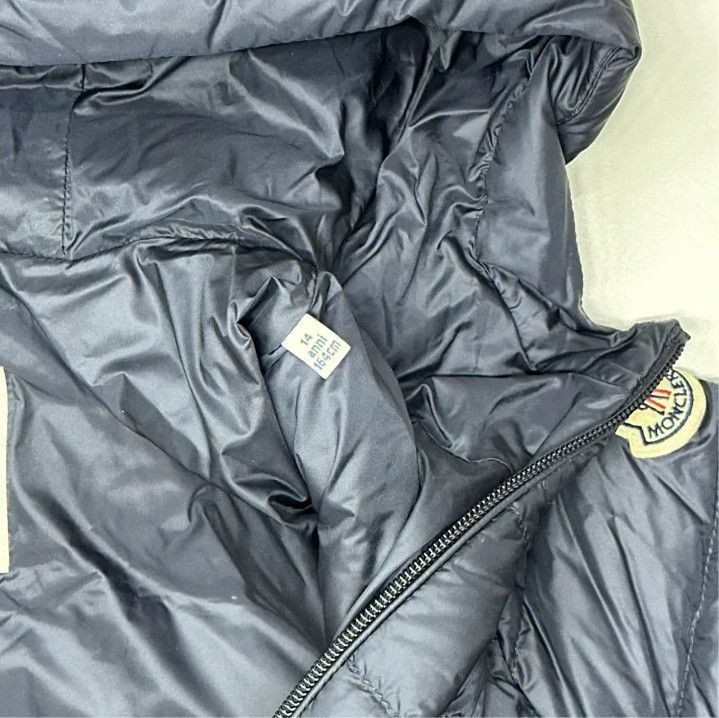 Moncler Moncler Kids Long-Sleeve Down Logo Hooded Jacket Size US S / EU 44-46 / 1 - 3 Thumbnail