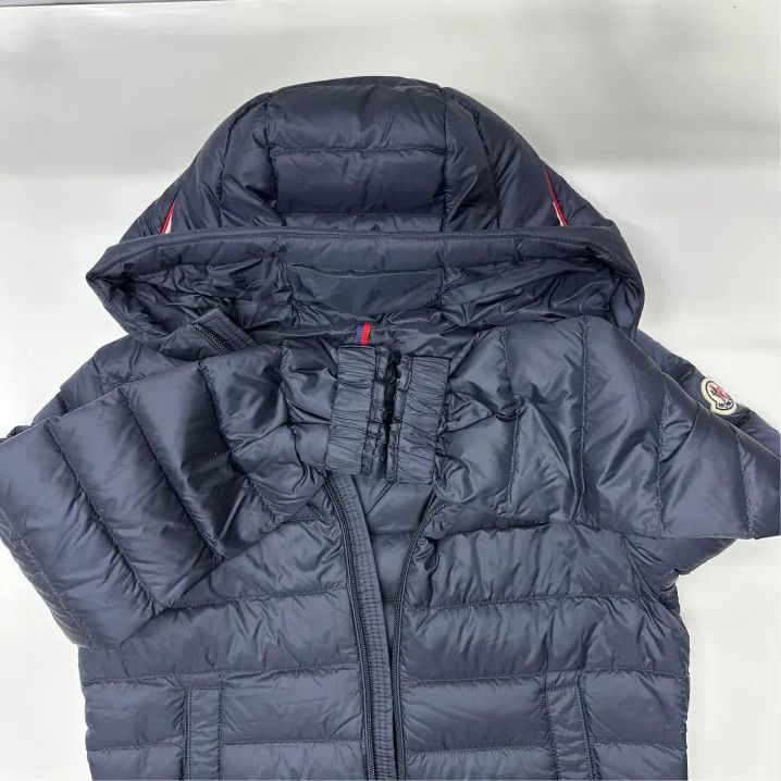 Moncler Moncler Kids Long-Sleeve Down Logo Hooded Jacket Size US S / EU 44-46 / 1 - 6 Thumbnail