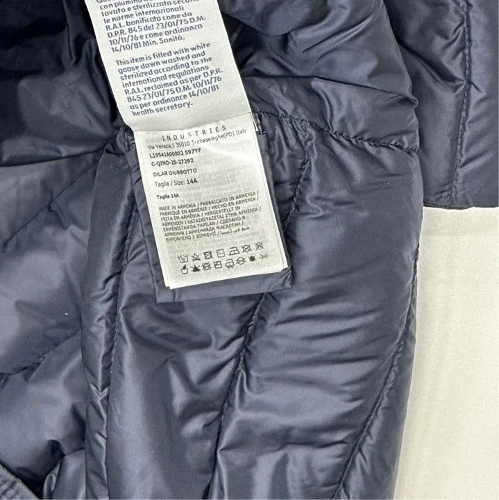 Moncler Moncler Kids Long-Sleeve Down Logo Hooded Jacket Size US S / EU 44-46 / 1 - 4 Thumbnail