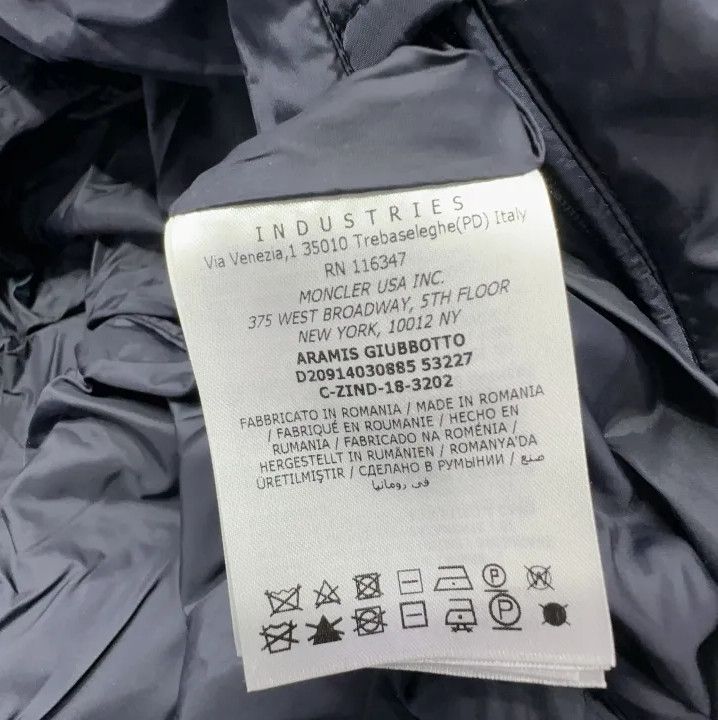 Moncler Moncler Solid Color Zip-Up Warm Jacket Size US XXL / EU 58 / 5 - 7 Thumbnail