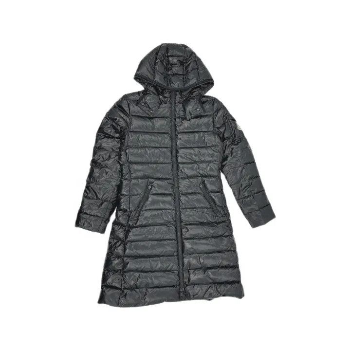 Moncler Moncler Solid Quilted Long Hooded Down Jacket Size US M / EU 48-50 / 2 - 2 Thumbnail