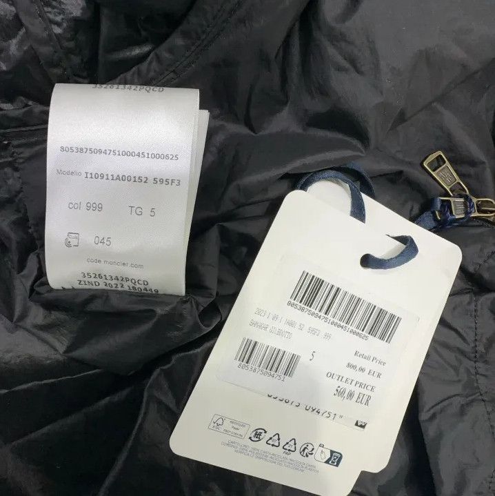 Moncler Moncler SS23 Samakar Logo Straight Long Sleeve Jacket Size US XXL / EU 58 / 5 - 4 Thumbnail