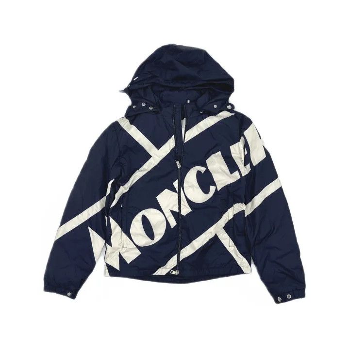 Moncler Moncler Bert Slogan Logo Hooded Down Jacket Size US M / EU 48-50 / 2 - 2 Thumbnail