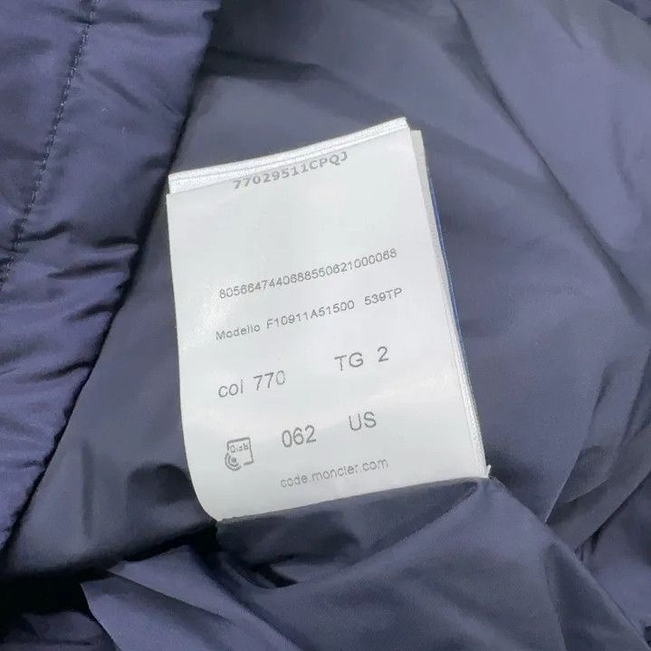 Moncler Moncler Bert Slogan Logo Hooded Down Jacket Size US M / EU 48-50 / 2 - 6 Thumbnail