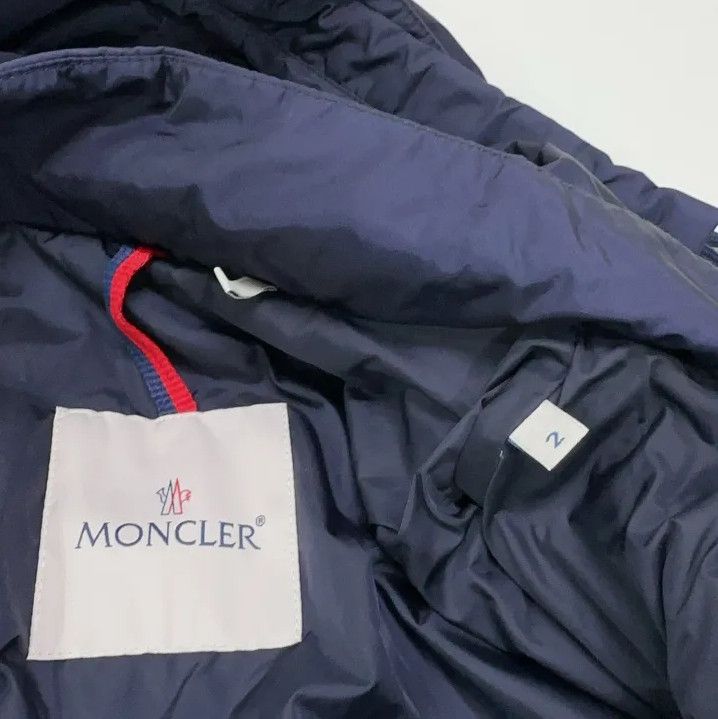 Moncler Moncler Bert Slogan Logo Hooded Down Jacket Size US M / EU 48-50 / 2 - 5 Thumbnail