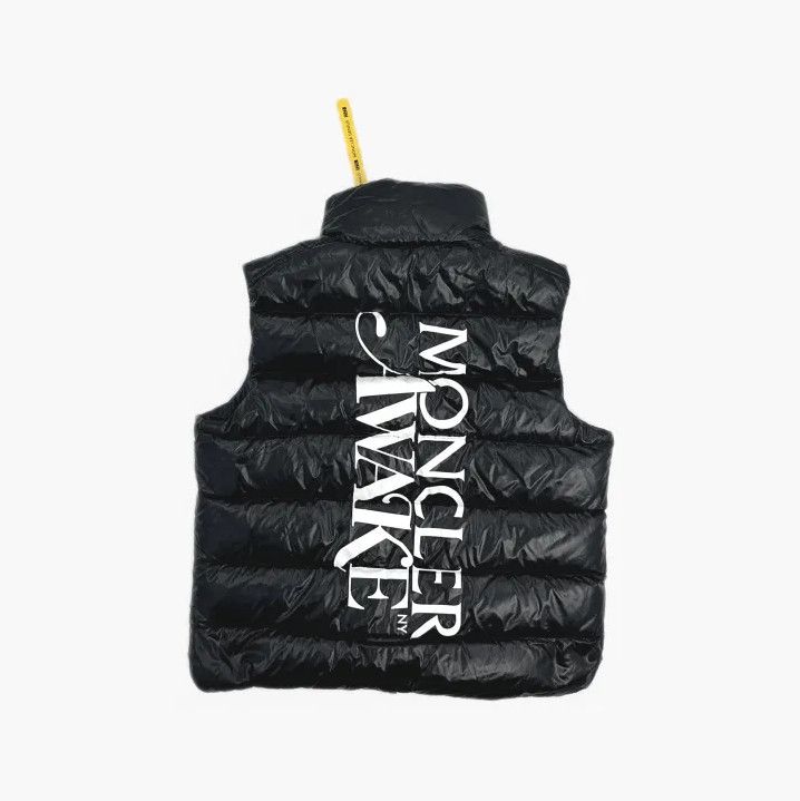 Moncler Moncler Logo Print Stand Collar Down Vest Size US M / EU 48-50 / 2 - 3 Thumbnail
