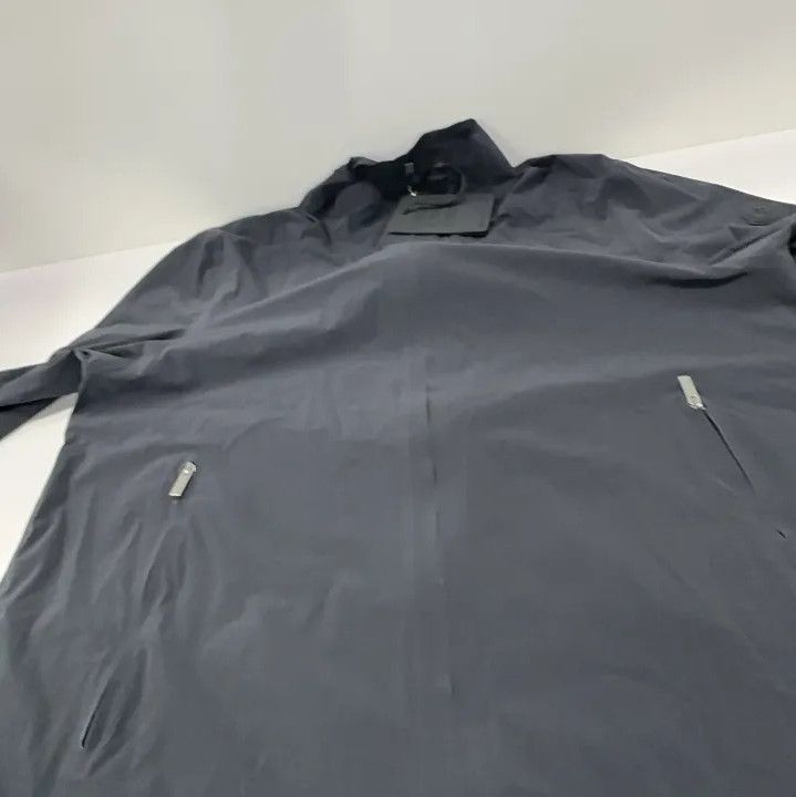 Moncler Moncler Men's Solid Stand Collar Zip Jacket Size US XL / EU 56 / 4 - 9 Thumbnail