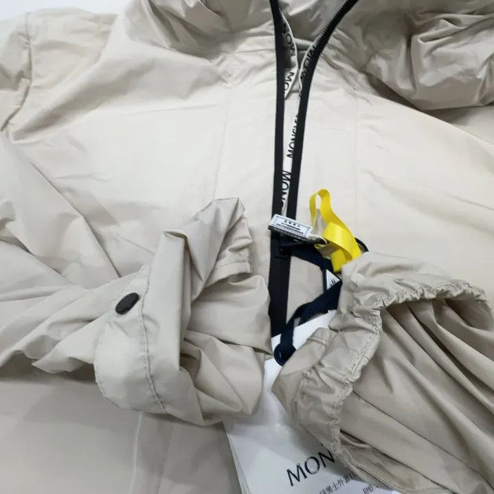 Moncler Moncler Carles Solid Logo Drawstring Hooded Jacket Size US XXL / EU 58 / 5 - 8 Thumbnail