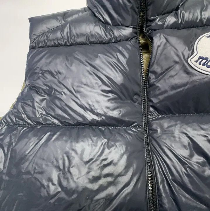 Moncler Moncler Lipsi Logo Stand Collar Down Vest Size US XL / EU 56 / 4 - 7 Thumbnail