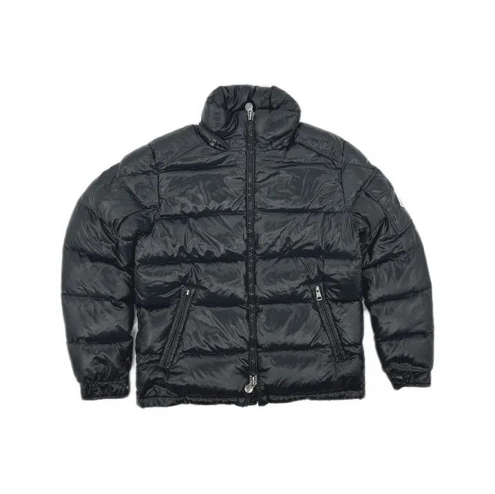 Moncler Moncler Unisex Zip Hooded Black Down Jacket Size US S / EU 44-46 / 1 - 2 Thumbnail
