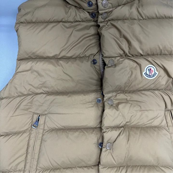 Moncler Moncler Tibb Sleeveless Stand - Collar Zip Down Vest Size US M / EU 48-50 / 2 - 7 Thumbnail
