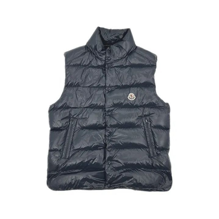 Moncler Moncler Tibb Logo Quilted Nylon Down Vest Size US XL / EU 56 / 4 - 2 Thumbnail