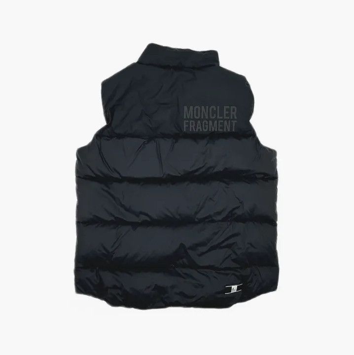 Moncler Moncler Letter Embroidery Stand-Collar Down Vest Size US L / EU 52-54 / 3 - 3 Thumbnail