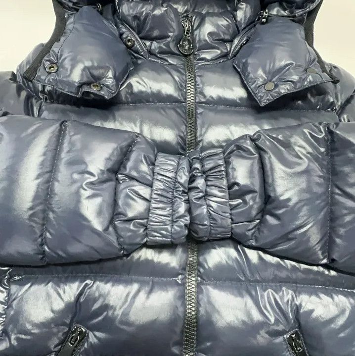 Moncler Moncler Solid Shiny Hooded Down Jacket Size US XS / EU 42 / 0 - 9 Thumbnail