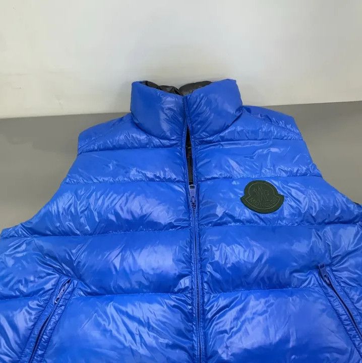 Moncler Moncler Men's Solid Logo Stand Collar Down Vest Size US XXL / EU 58 / 5 - 9 Thumbnail