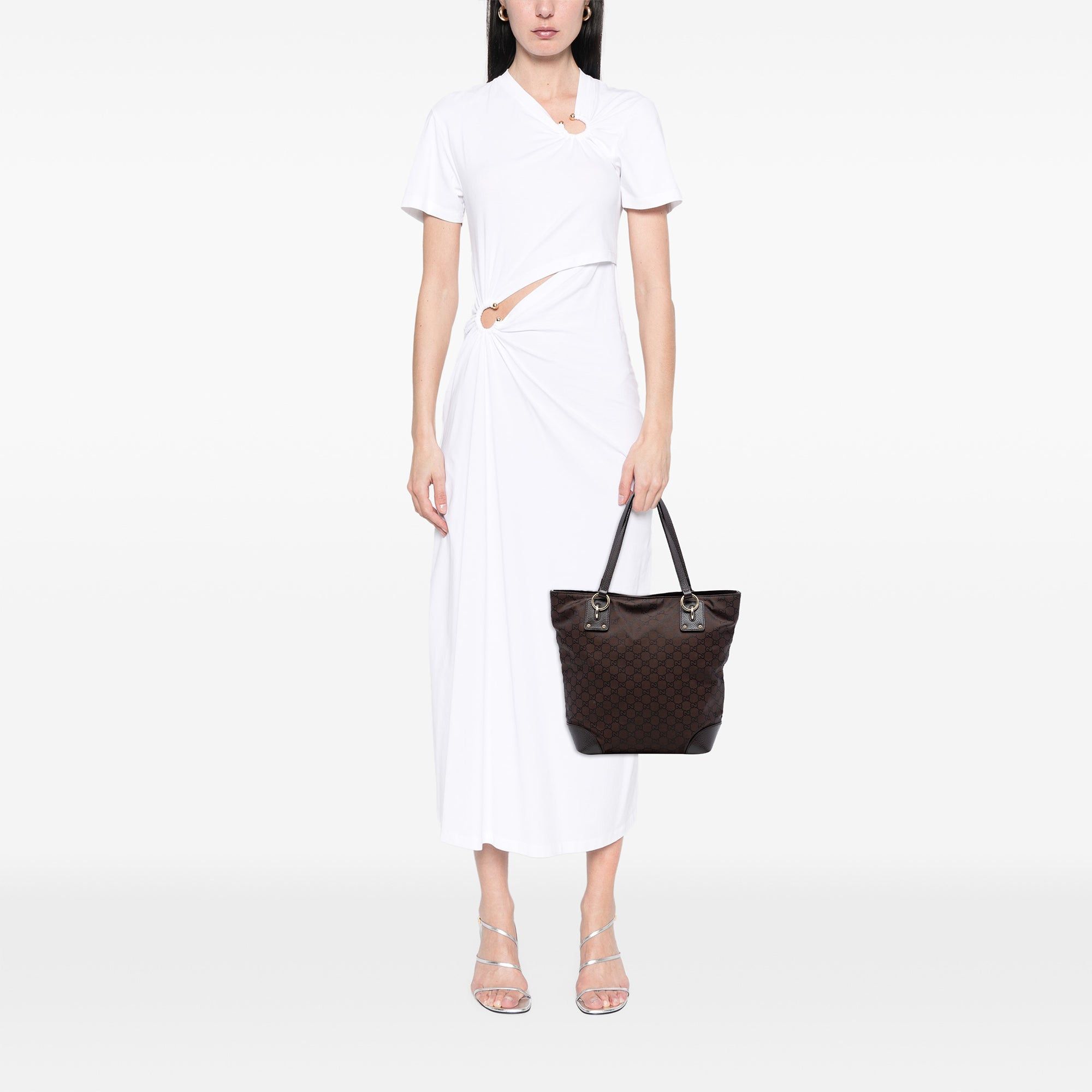 Gucci GG Nylon Vertical Charm Tote Size ONE SIZE - 7 Thumbnail