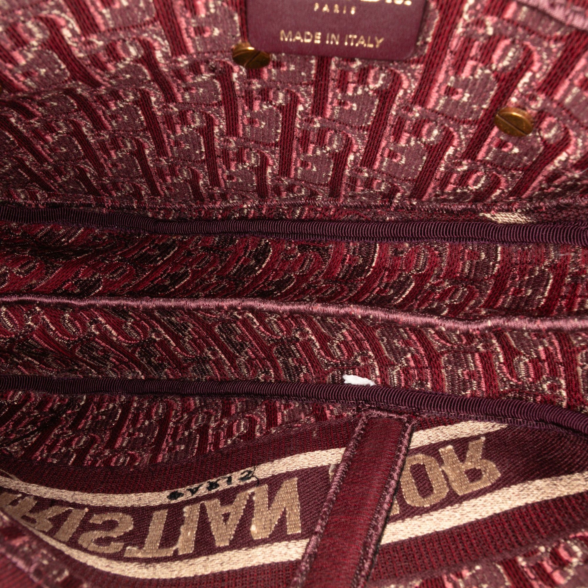 Dior Oblique Velvet Embroidered Saddle Bag Size ONE SIZE - 4 Thumbnail