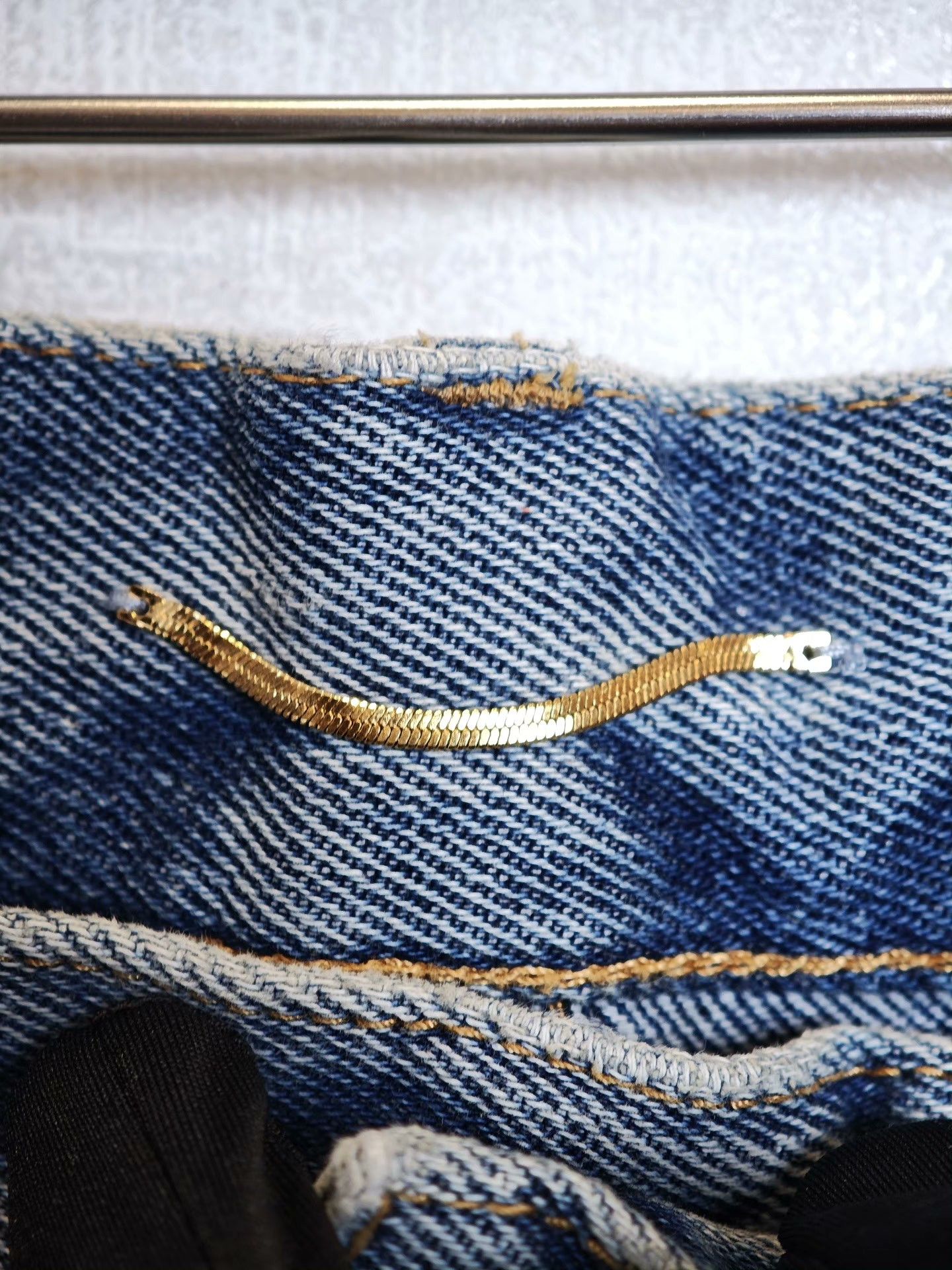 Saint Laurent Paris Saint Laurent Straight-Leg Denim Jeans Size 26" / US 2 / IT 38 - 6 Thumbnail