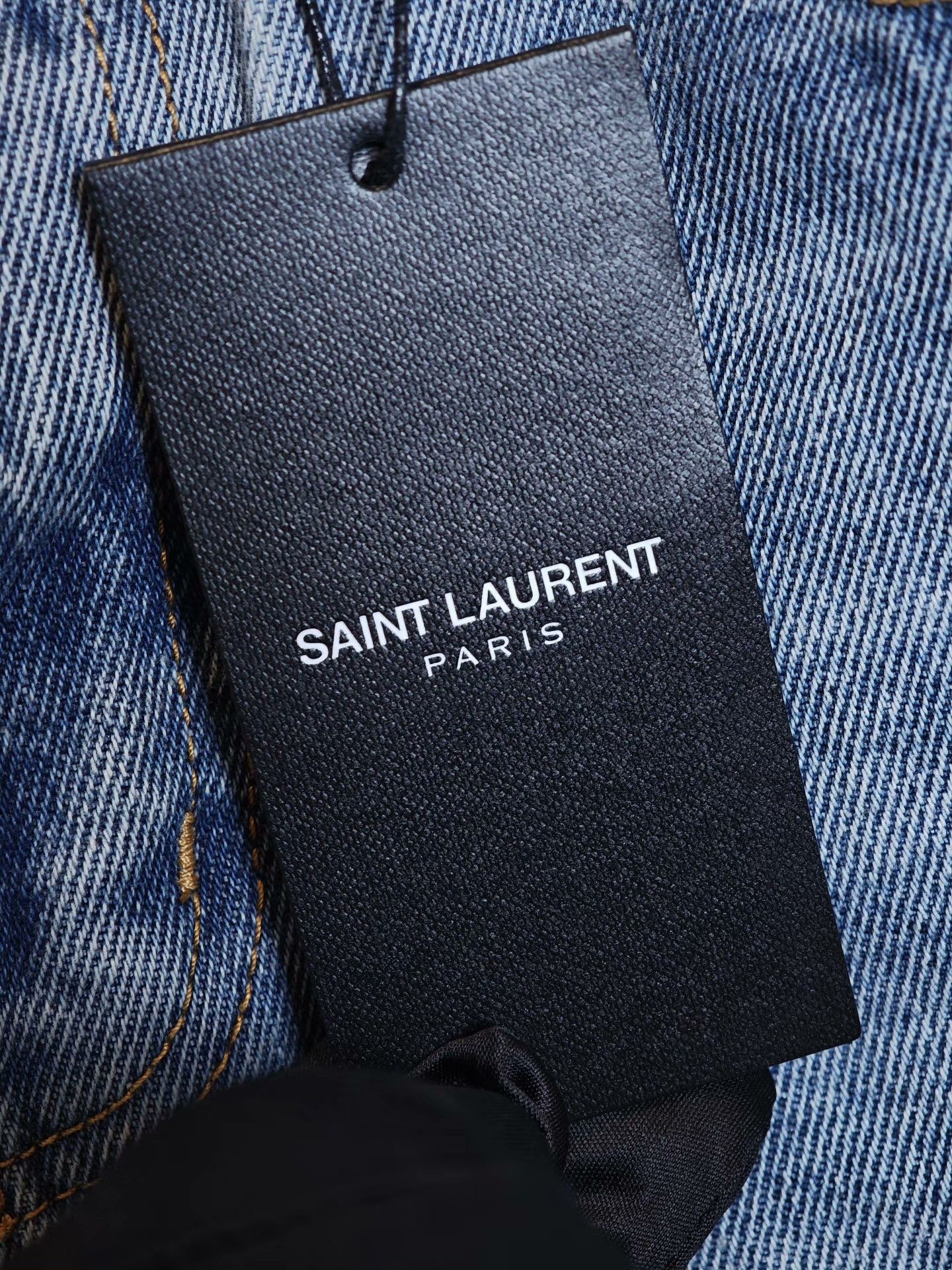 Saint Laurent Paris Saint Laurent Straight-Leg Denim Jeans Size 26" / US 2 / IT 38 - 4 Thumbnail