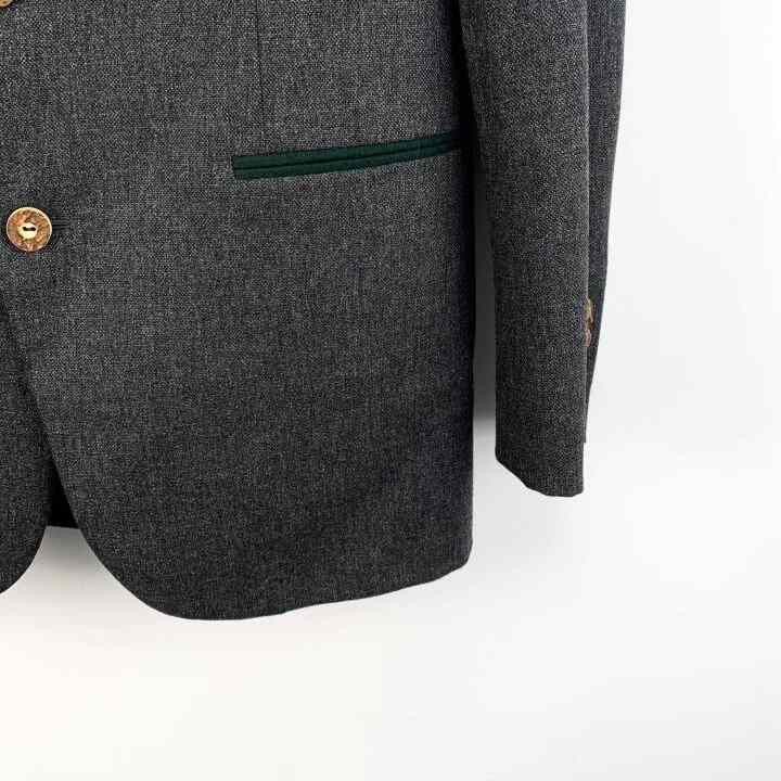 Saint Laurent Paris Yves Saint Laurent Gray Wool Jacket Size US S / EU 44-46 / 1 - 4 Thumbnail