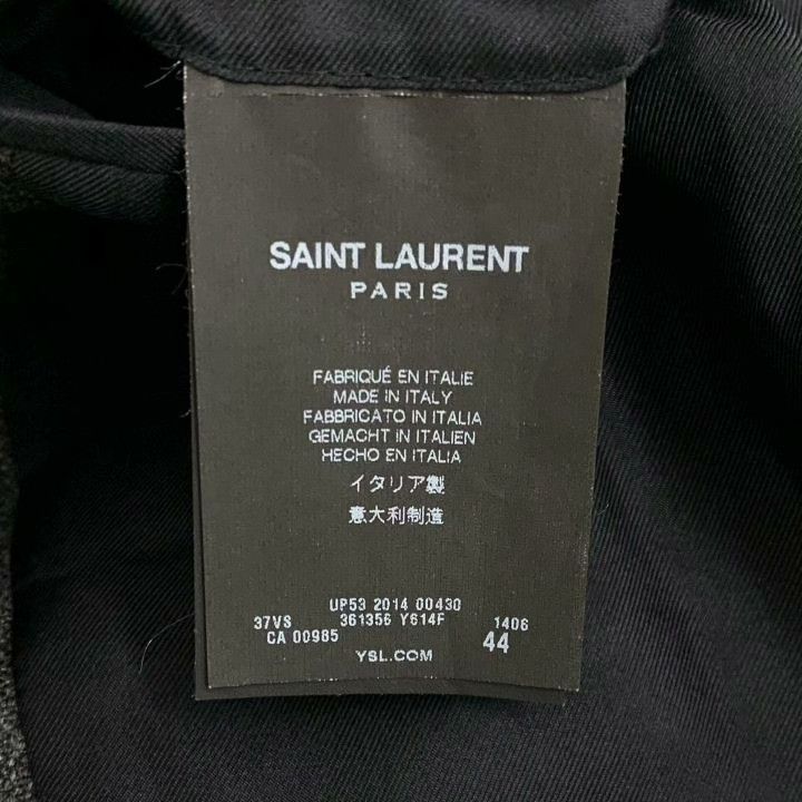 Saint Laurent Paris Yves Saint Laurent Gray Wool Jacket Size US S / EU 44-46 / 1 - 6 Thumbnail