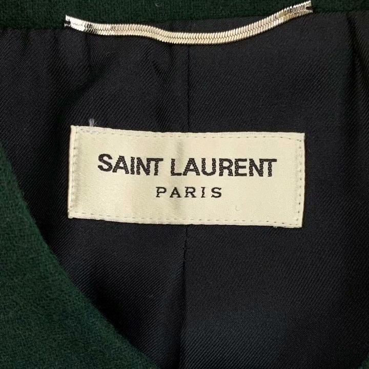Saint Laurent Paris Yves Saint Laurent Gray Wool Jacket Size US S / EU 44-46 / 1 - 5 Thumbnail