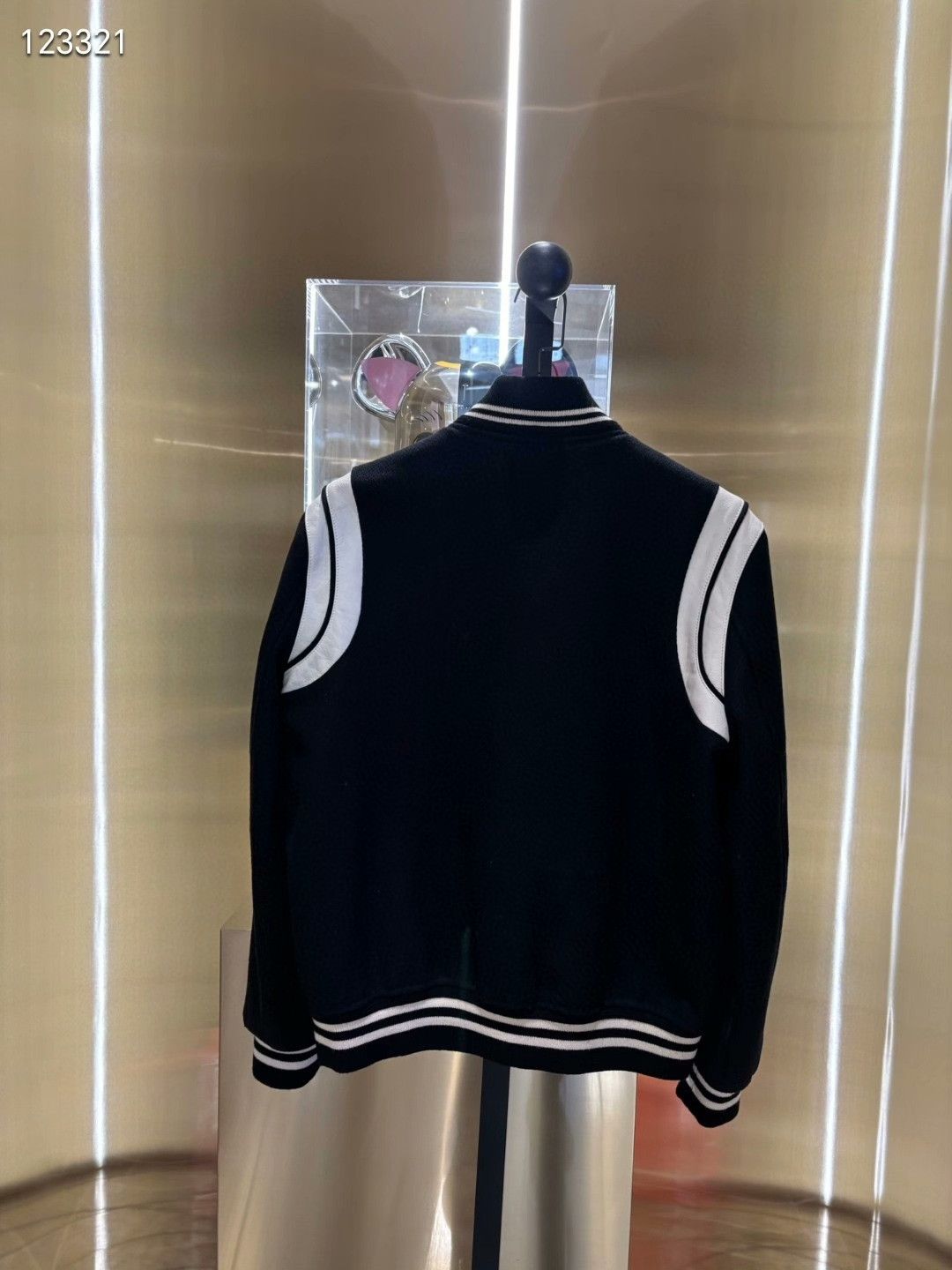 Saint Laurent Paris Saint Laurent Wool Blend Baseball Jacket Size US M / EU 48-50 / 2 - 2 Thumbnail