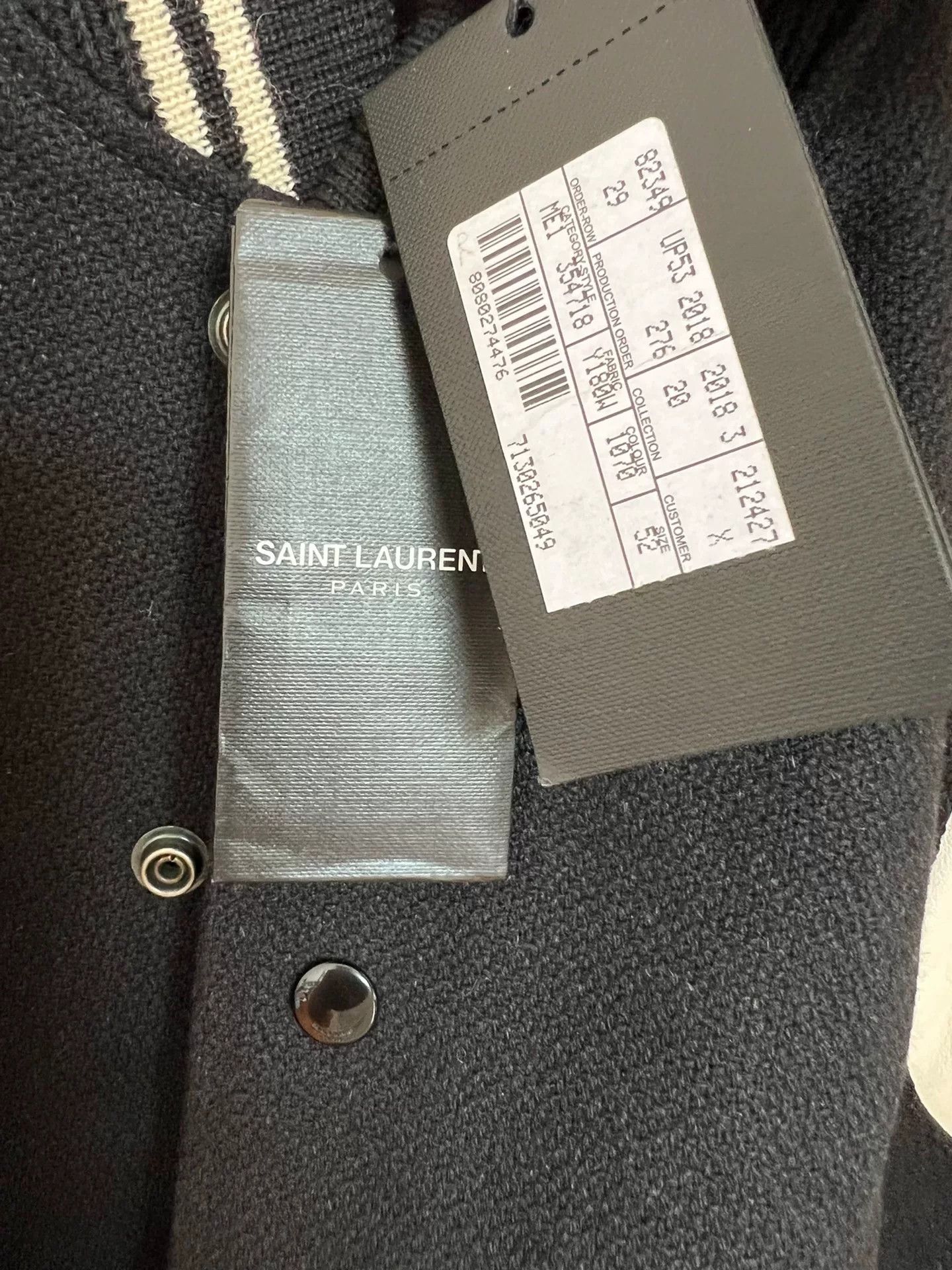 Saint Laurent Paris Saint Laurent Varsity Jacket Size US L / EU 52-54 / 3 - 8 Thumbnail