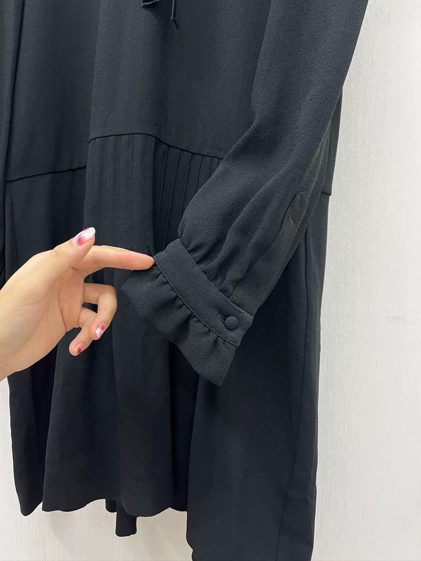 Saint Laurent Paris YSL Saint Laurent Black Lace Collar Dress Size M / US 6-8 / IT 42-44 - 4 Thumbnail