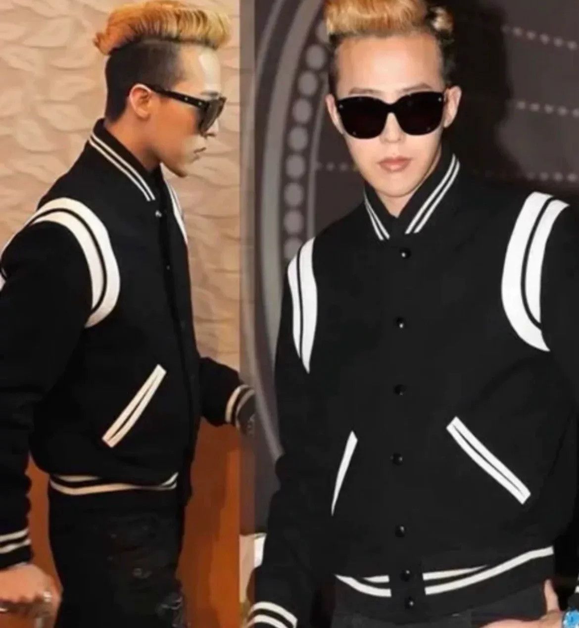 Saint Laurent Paris Saint Laurent Striped Varsity Jacket Size US S / EU 44-46 / 1 - 7 Thumbnail
