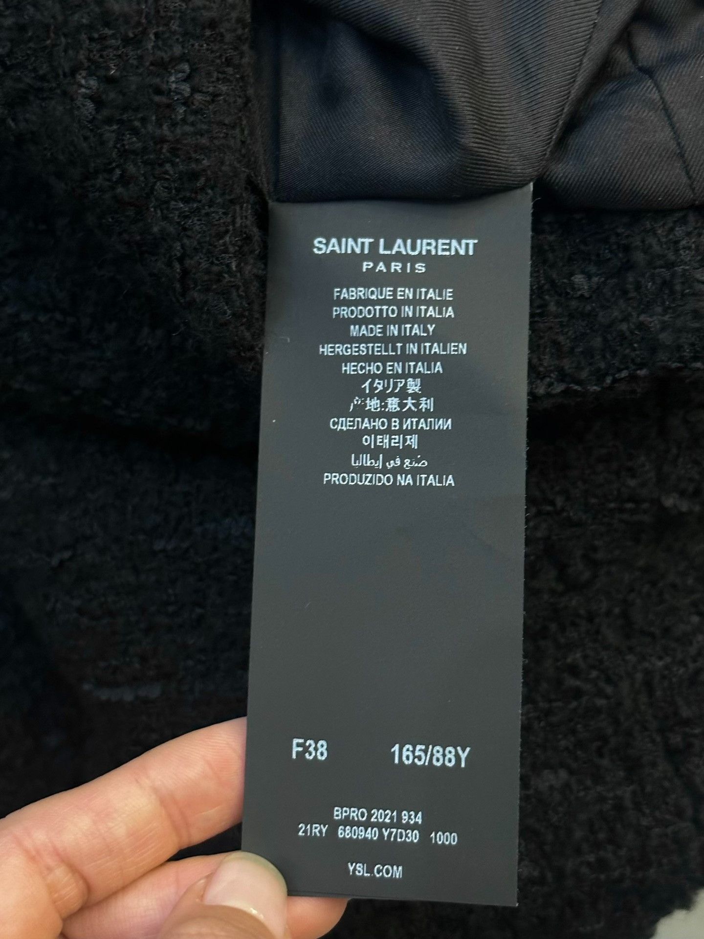Saint Laurent Paris YSL Saint Laurent Black Short-Sleeve Dress Size S / US 4 / IT 40 - 5 Thumbnail