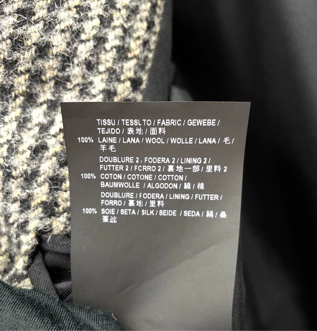 Saint Laurent Paris Saint Laurent Houndstooth Wool Blazer Size XXS / US 00 / IT 34 - 9 Thumbnail