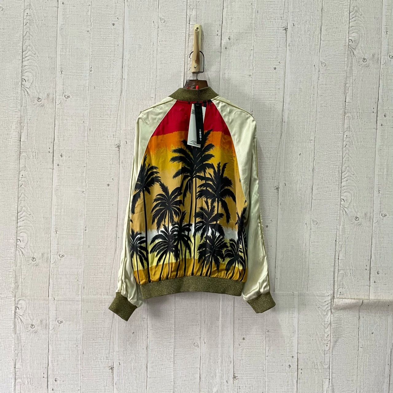 Saint Laurent Paris Saint Laurent Palm Tree Satin Jacket Size US S / EU 44-46 / 1 - 2 Thumbnail
