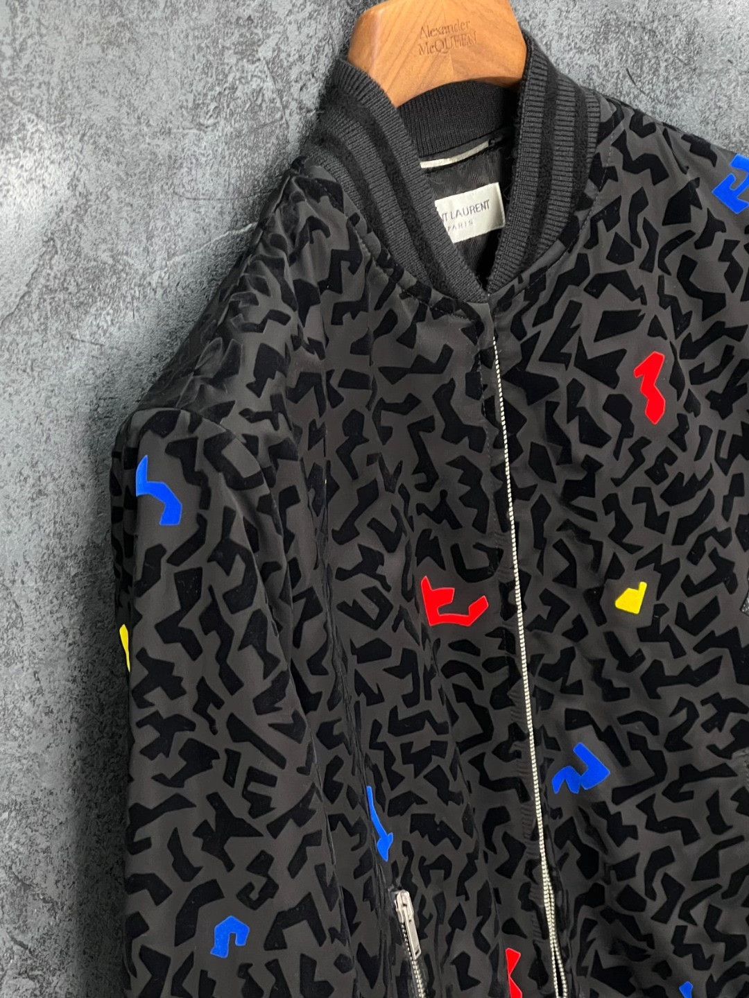 Saint Laurent Paris Saint Laurent Black Bomber Jacket Size US S / EU 44-46 / 1 - 4 Thumbnail