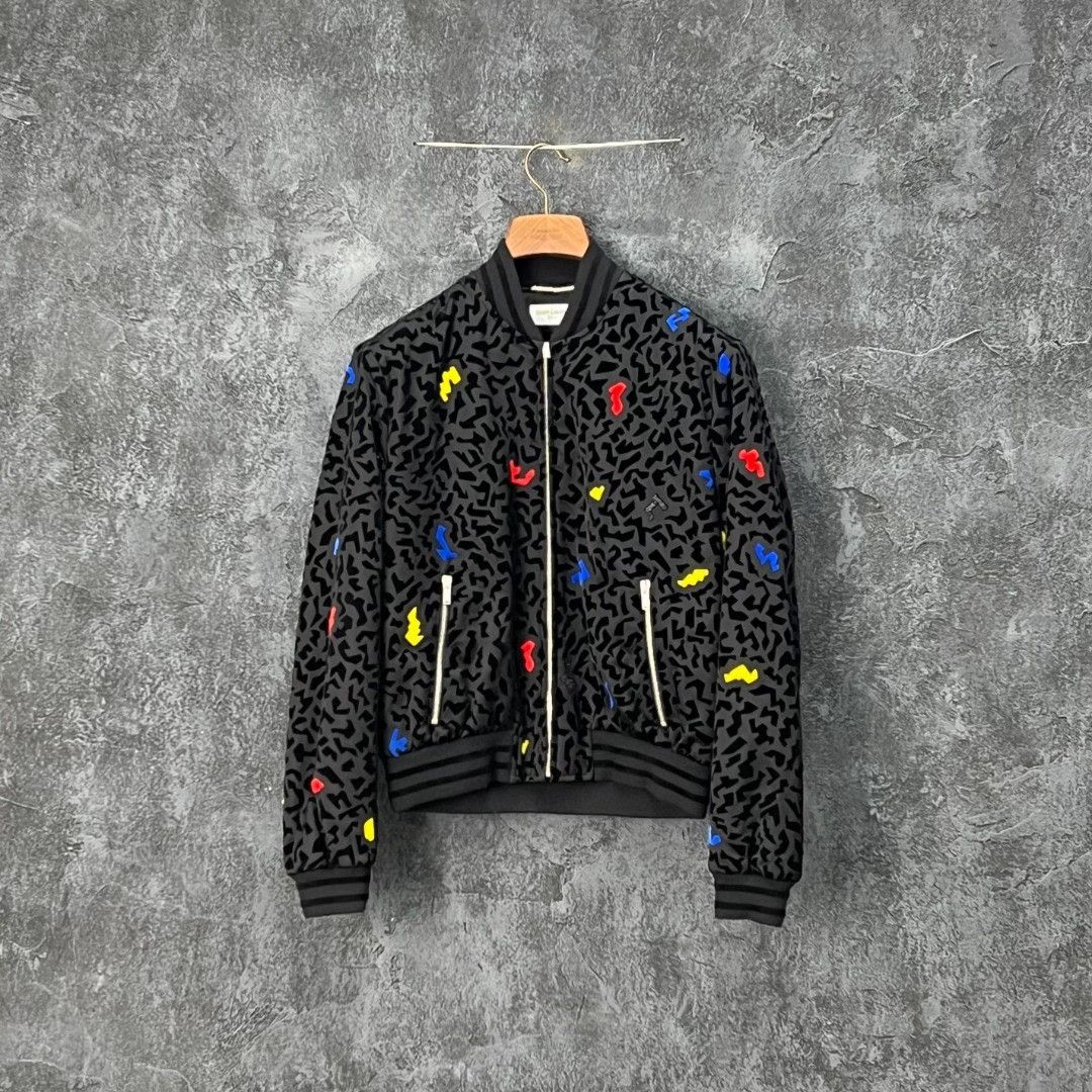 Saint Laurent Paris Saint Laurent Black Bomber Jacket Size US S / EU 44-46 / 1 - 2 Thumbnail