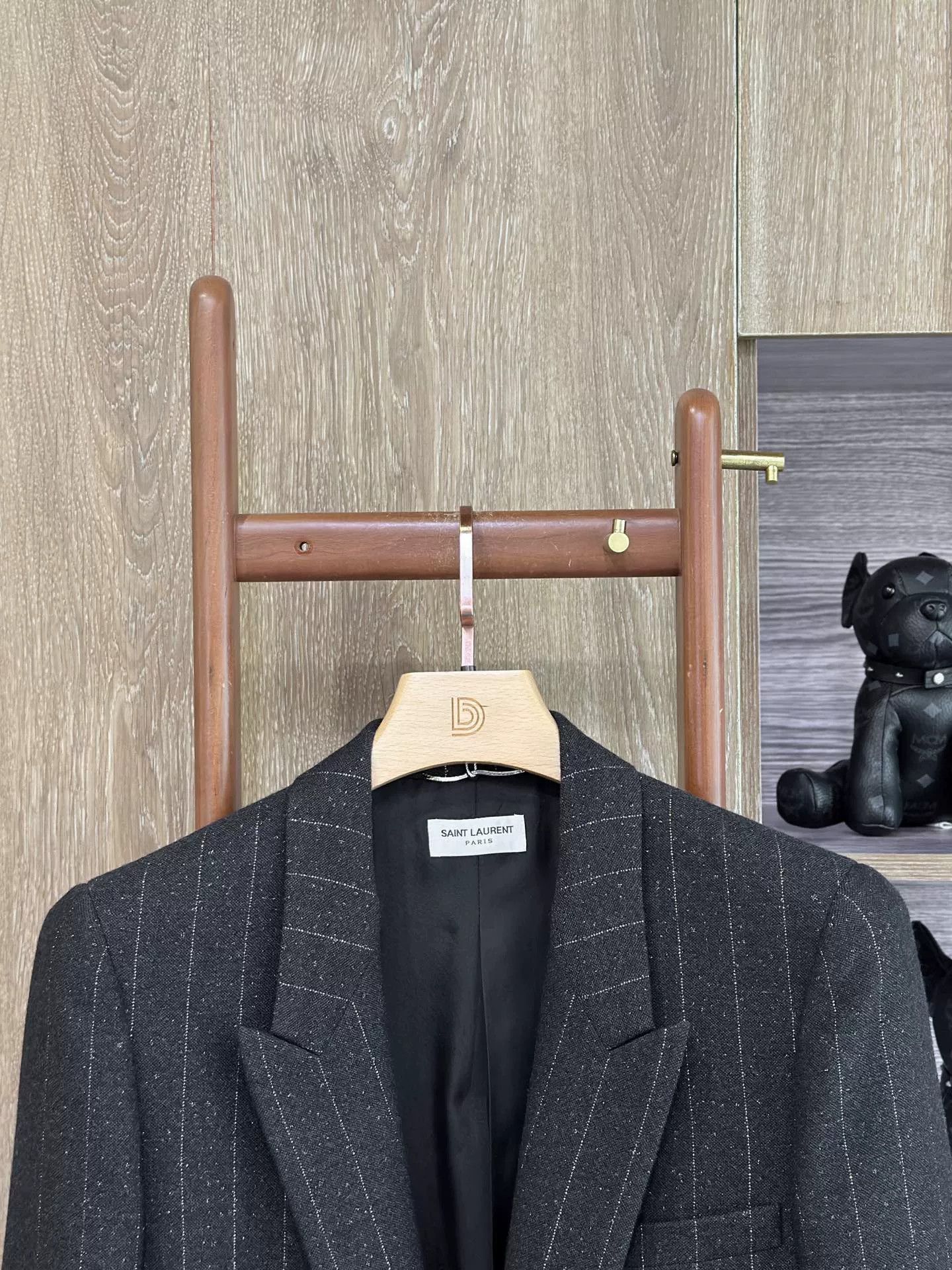 Saint Laurent Paris Saint Laurent Men's Gray Blazer Size US M / EU 48-50 / 2 - 4 Thumbnail