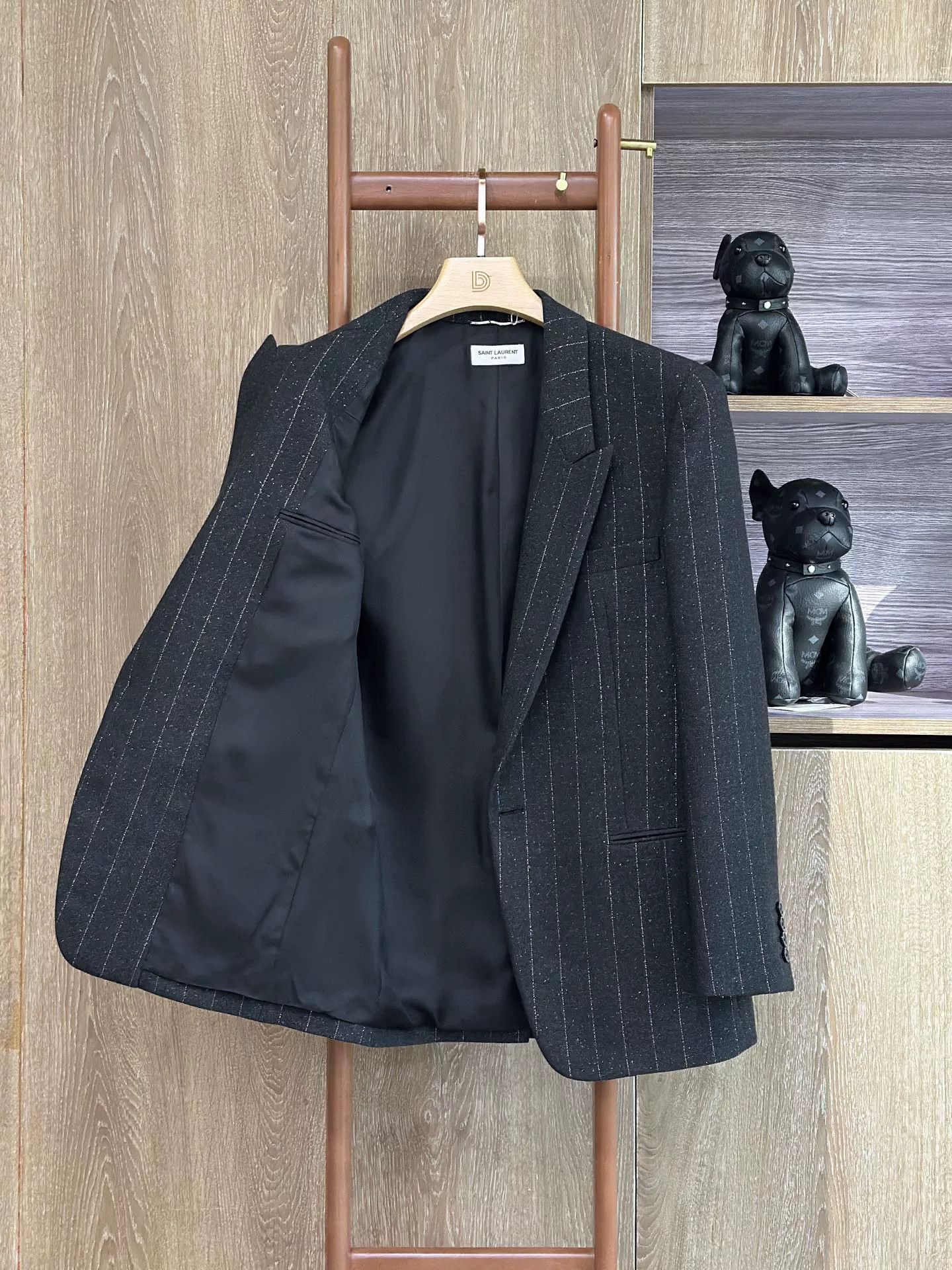 Saint Laurent Paris Saint Laurent Men's Gray Blazer Size US M / EU 48-50 / 2 - 3 Thumbnail