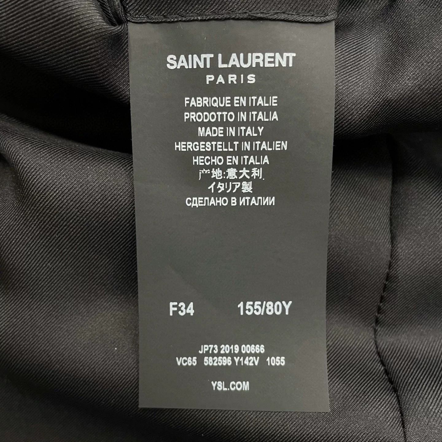 Saint Laurent Paris Saint Laurent Striped Double-Breasted Blazer Size XXS / US 00 / IT 34 - 6 Thumbnail