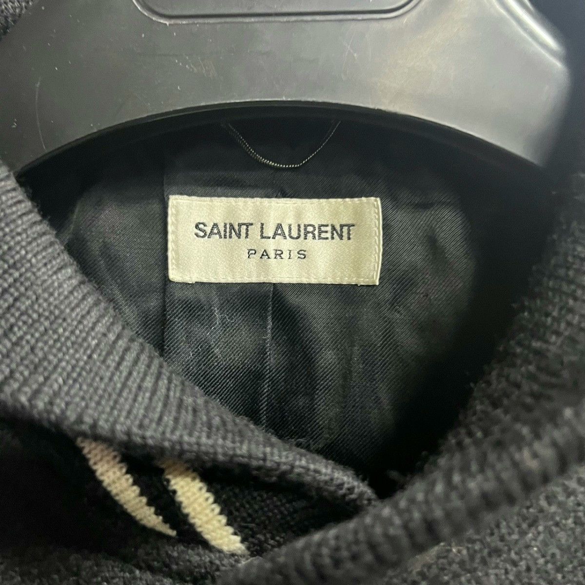 Saint Laurent Paris Saint Laurent Black White Varsity Jacket Size US M / EU 48-50 / 2 - 3 Thumbnail
