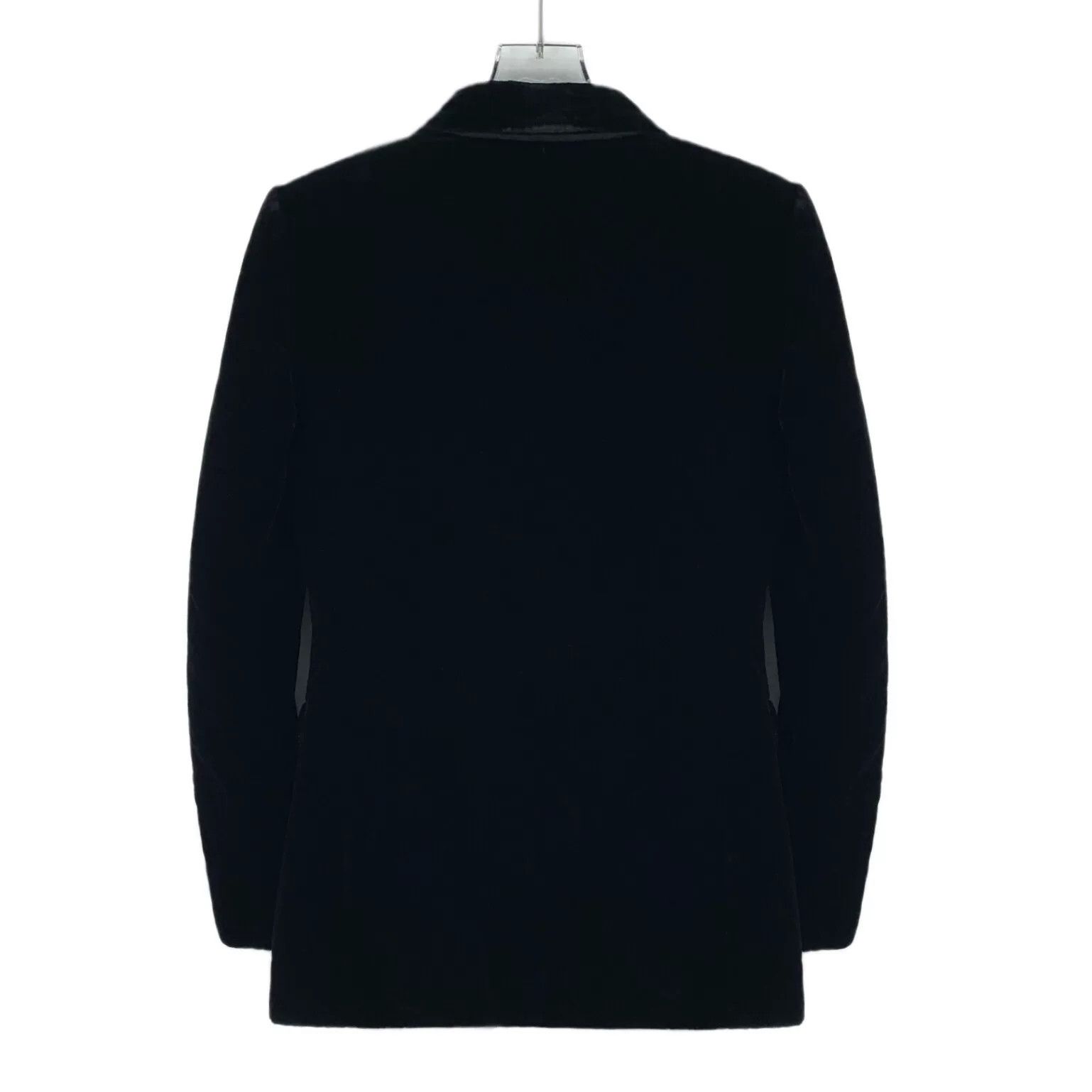 Saint Laurent Paris YSL Black Velvet Blazer Size XS / US 0-2 / IT 36-38 - 2 Thumbnail
