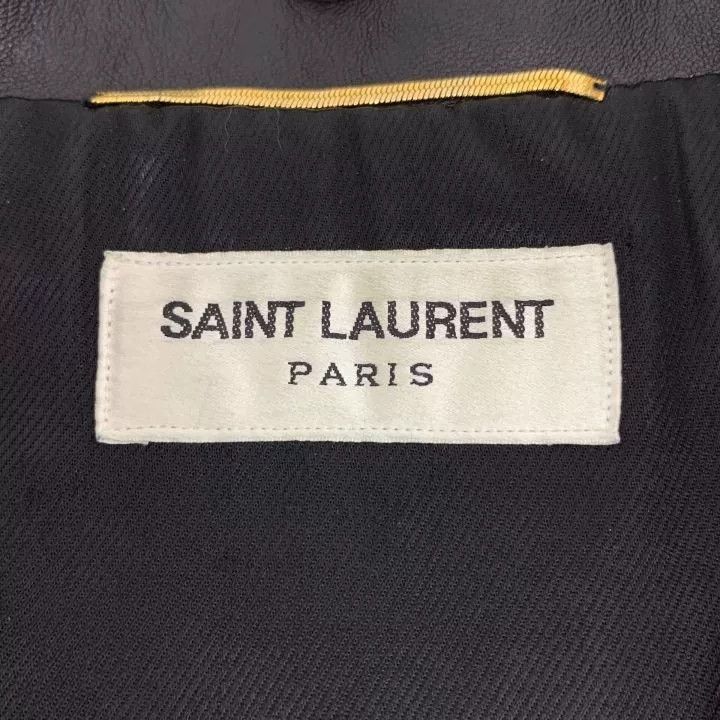 Saint Laurent Paris Yves Saint Laurent Black Leather Biker Jacket Size S / US 4 / IT 40 - 5 Thumbnail