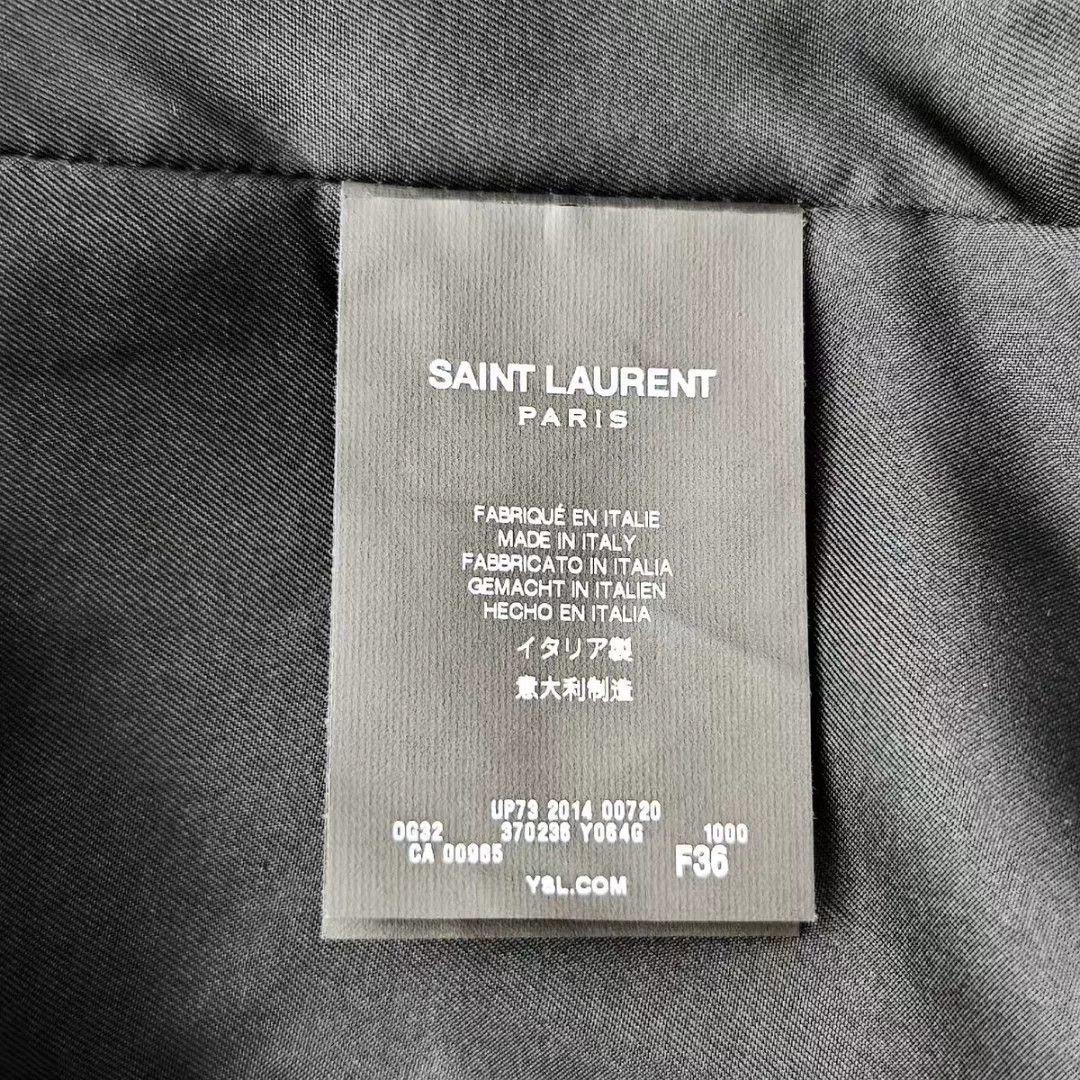 Saint Laurent Paris Saint Laurent Gold Anchor Wool Coat Size US M / EU 48-50 / 2 - 5 Thumbnail