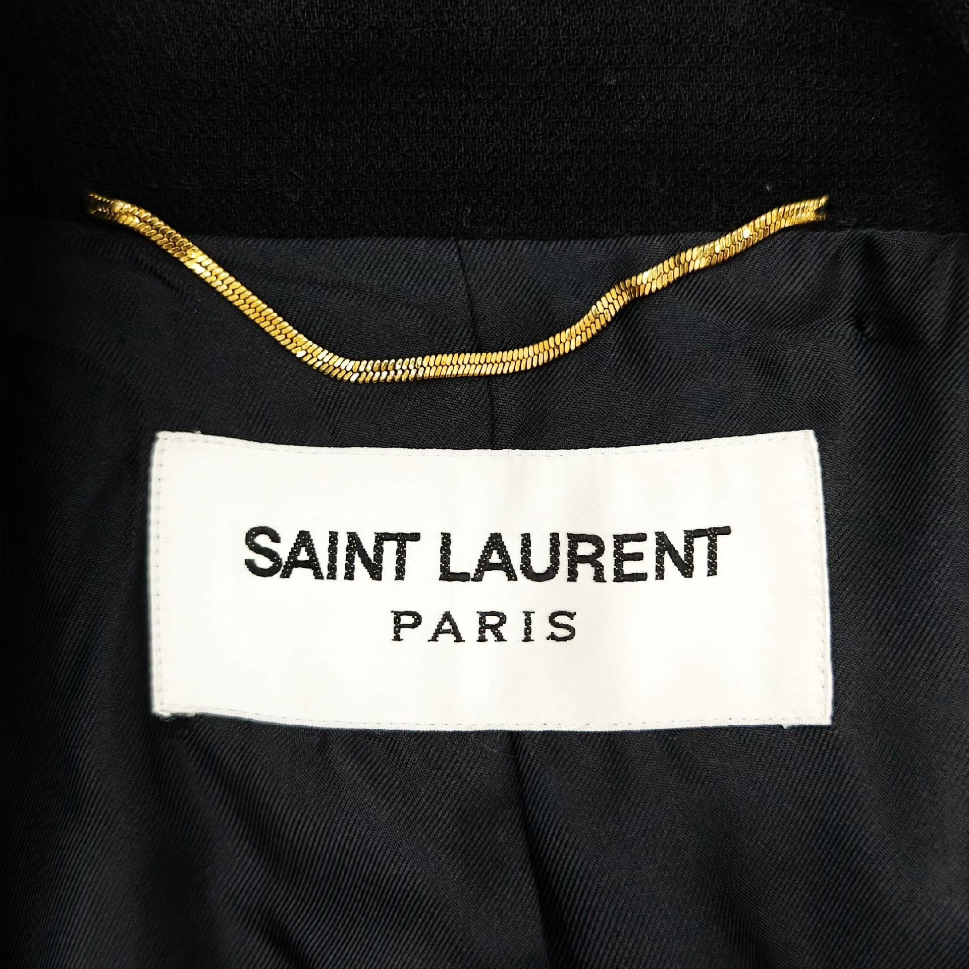 Saint Laurent Paris Saint Laurent Gold Anchor Button Coat Size US M / EU 48-50 / 2 - 4 Thumbnail
