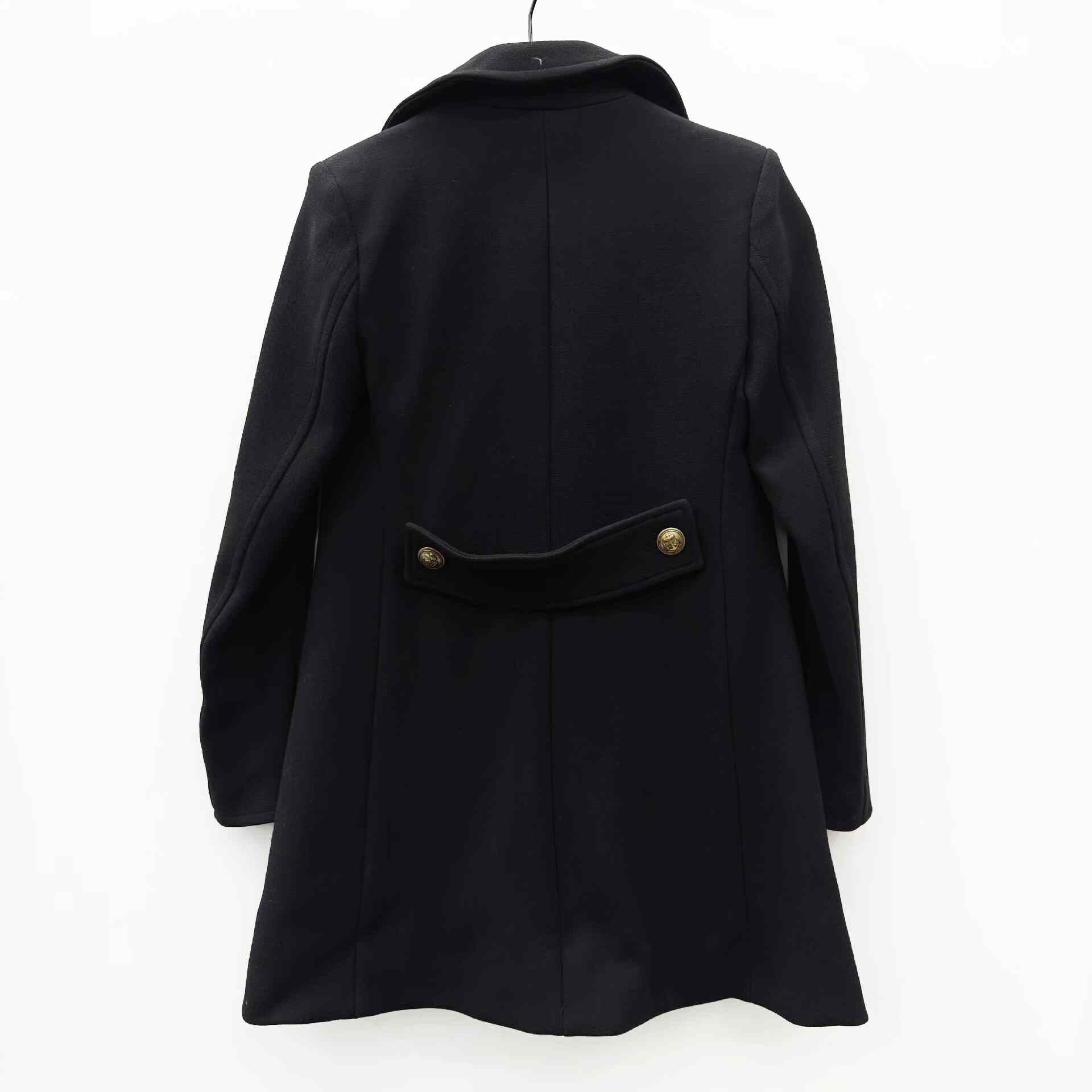 Saint Laurent Paris Saint Laurent Gold Anchor Button Coat Size US M / EU 48-50 / 2 - 2 Thumbnail